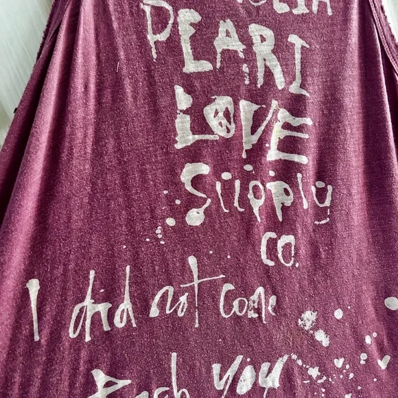 Magnolia Pearl Rich Purple Graphic Tank - Picture 3 of 7